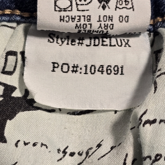 Womens Western Bootcut Jeans Cowgirl Tuff JDELUX 32x37 Stretch Denim. 522 - Picture 7 of 10